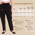 thumbnail image 3 of HDE Womens Plus Size Pull On Pintuck Pants with Pockets Black - 1X, 3 of 7