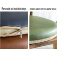thumbnail image 6 of LKJYER Round Chair Cushion Leather Seat Cushion Round Memory Foam Chair Pad for Home Office Kitchen, 6 of 8