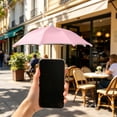 thumbnail image 4 of Suction Cup Phone Sun Shade, UV Protection and Anti Glare Umbrella, Adjustable Angle Smartphone Accessory for Outdoor Selfie Video Call and Live Streaming Gift, 4 of 6
