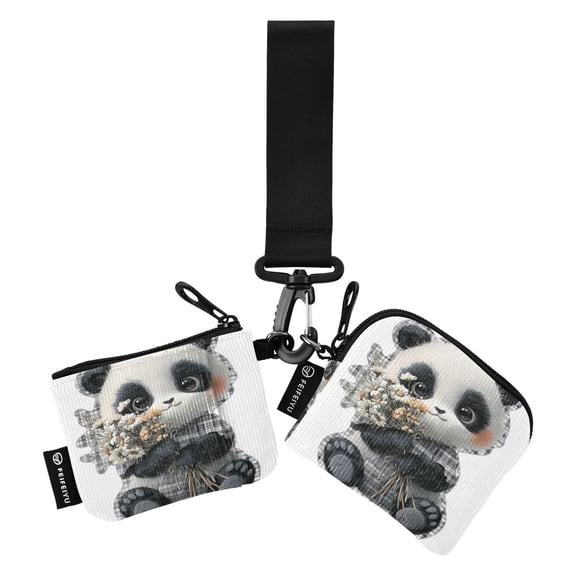 Women's Coin Purses Keychain Wallet Women's Card Cases Women's Wallets Card Cases & Money Organizers Cute Panda