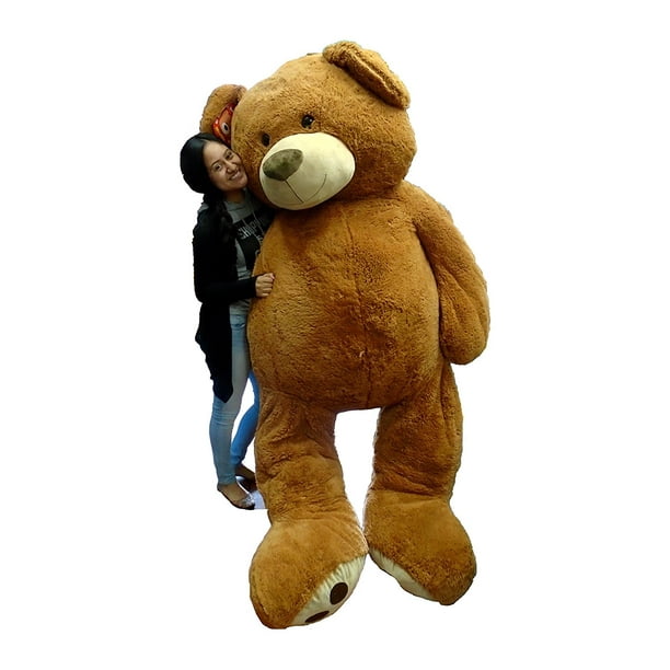 Big Plush Giant Teddy Bear Life Size Brown Teddy Bear Over 93 Inches Walmart Com Walmart Com