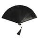 thumbnail image 2 of de mano plegable chino, ventilador de seda de bambú, ventilador de mano chinoiserie ligero decorativo, ventilador plegable para fiesta de Negro, 2 of 9