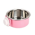 thumbnail image 7 of Walbest Pet Dog Bowl, Hanging Kennel Water Bowl Removable & Stainless Steel Pet Cage Food Water Bowl for Puppy Medium Dogs Cats Birds Ferret Rabbits, 7 of 7