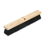 Boardwalk® Tampico Fiber Floor Brush Head, 18" x 2 1/2", Black