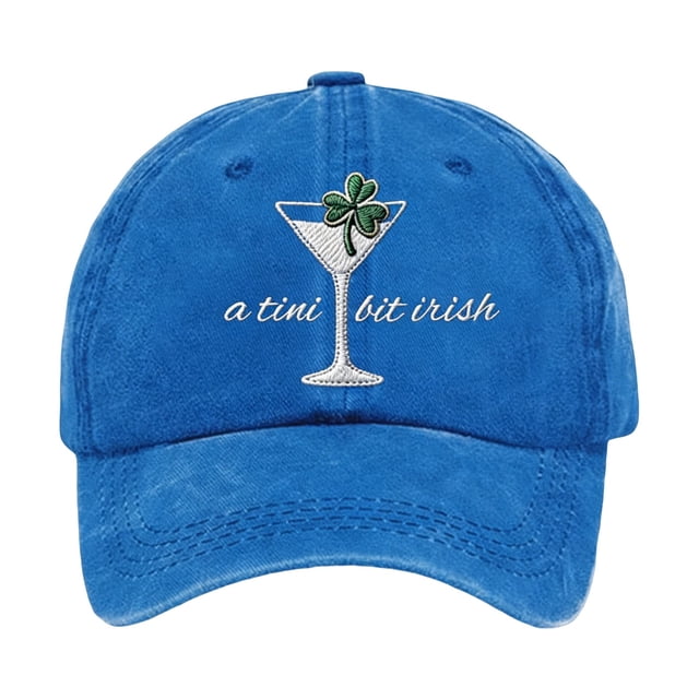 Wozhuo St Patricks Day Hat Shamrock Baseball Cap Adjustable For Men Women