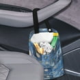 thumbnail image 3 of Yuyamidu Cowboy Car Garbage Bag Daisy Car Trash Bag Hanging Car Back Seat Organizer Foldable Car Storage Bag Accessories Garbage Bin for Automotive Car SUV Truck, 1 Piece, 3 of 7
