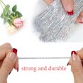 thumbnail image 5 of NOGIS Hair Tinsel Kit with Tools, Hair Tinsel Heat Resistant Fairy Hair Tinsel Kit 1200Strands, 47Inch Sparkling Glitter Tinsel Hair Extensions Hair Tensile for Girls Kids Women (Glitter Silver), 5 of 7