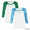 Blue & Green, variant on Guluxicc 2 Pack Womens Summer Tops Three Quarter Length Sleeve Tops Casual Crew Neck Raglan Baseball Shirt Basic Tunic Tee Shirts