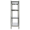 thumbnail image 5 of Stainless Steel Shelves, 4 Tier Freestanding Heavy Duty Storage Shelves for Kitchen Garage Office Restaurant Warehouse 45x18x59 in, 5 of 7