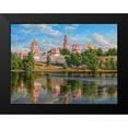 thumbnail image 2 of Basov, Sergej 14x12 Black Modern Framed Museum Art Print Titled - Novodevichy monastery, 2 of 5