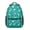 Alien UFO Teal, variant on Alien and Meteor Black Pattern Backpack for School, Cute School Bag with Adjustable Shoulder Straps and Padded Back, 15.3"x11"x6.7"