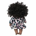thumbnail image 2 of 8 inch Lifelike Silicone Vinyl Newborn Baby Dolls, African American Baby Black Dolls, give for Kids and Girl Holiday Birthday Gift, African Black Dolls, Reborn Doll, 2 of 5