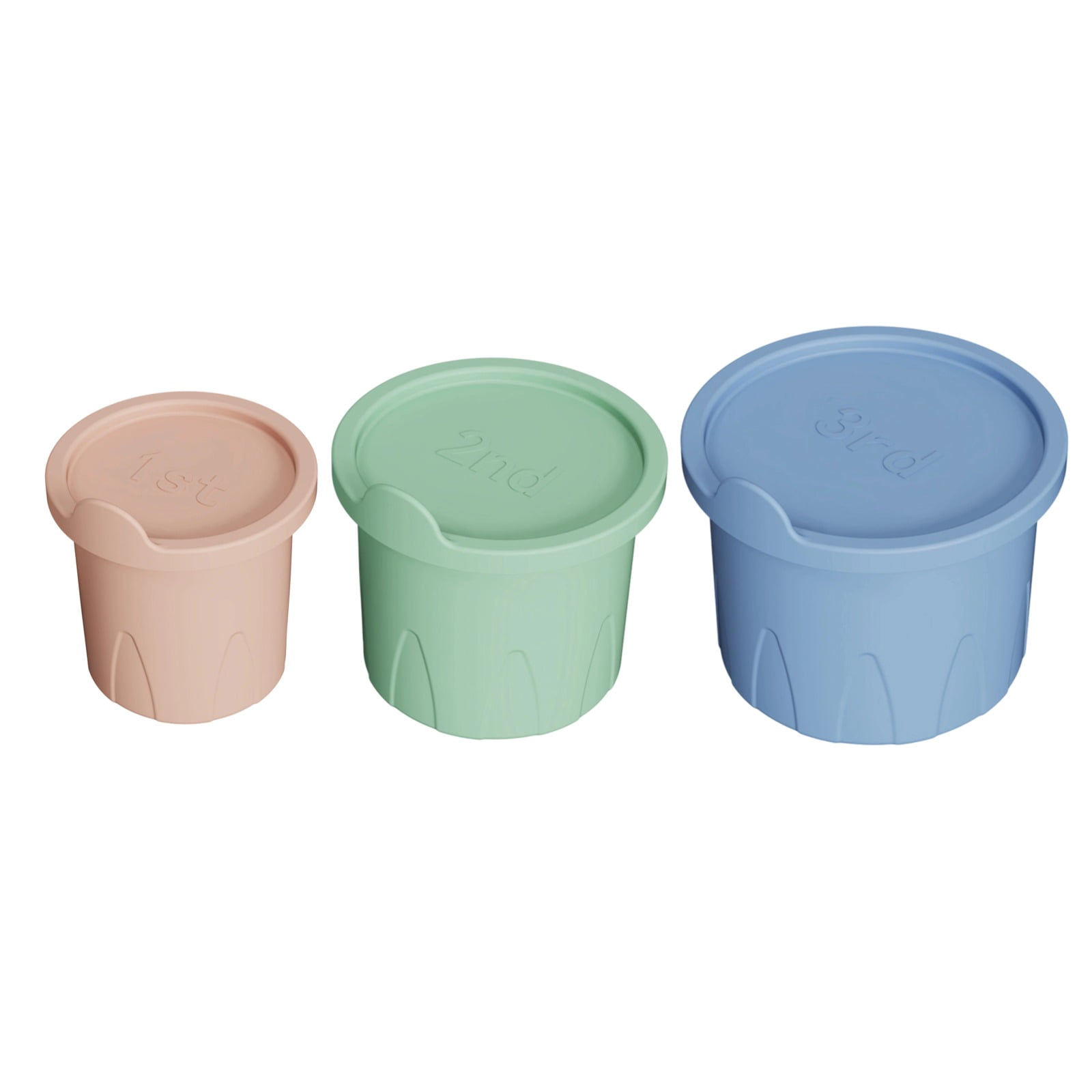 Ice Mold for Stanley Cup 30/40 Oz - Easy Fill and Release Without Touching Ice, Silicone Ice Cube with Lid for Freezer, Whiskey, Cocktail, 3PCS for 40oz