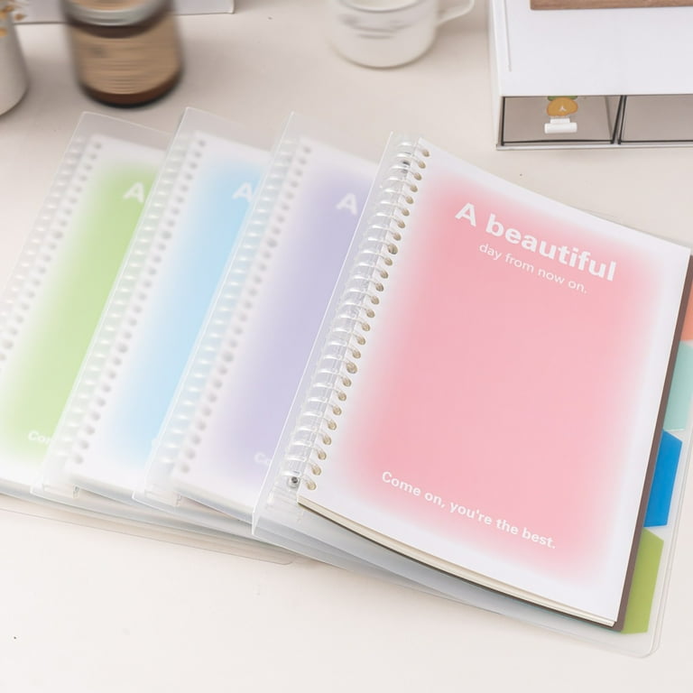 Aesthetic Spiral Notebooks - Qyaukm A5 Spiral Notebook-Cute