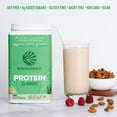 thumbnail image 3 of Sunwarrior Classic Protein Unflavored Organic Vegan Protein Powder with BCAA 750g, 3 of 8