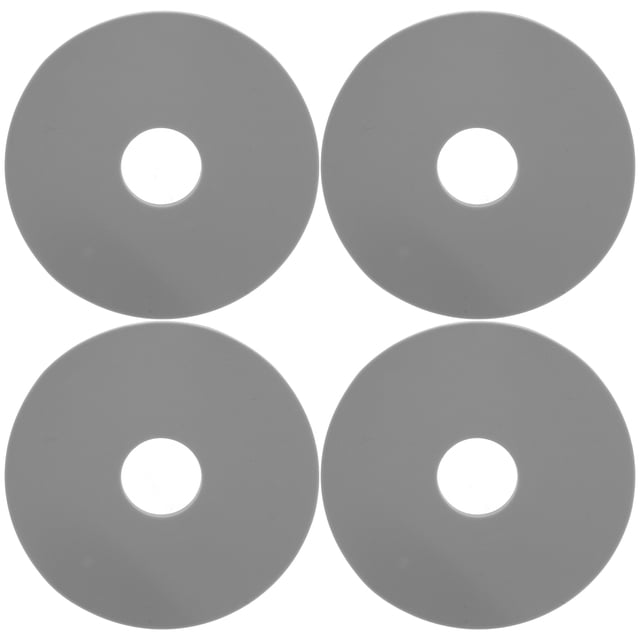 4 Pcs Joint d'Étanchéité de Valve de Chasse en Silicone Pièces de Rechange pour Réservoir de Toilette Pièces de Réservoir de Toilette et Remplacement de Valve de Toilette Gris