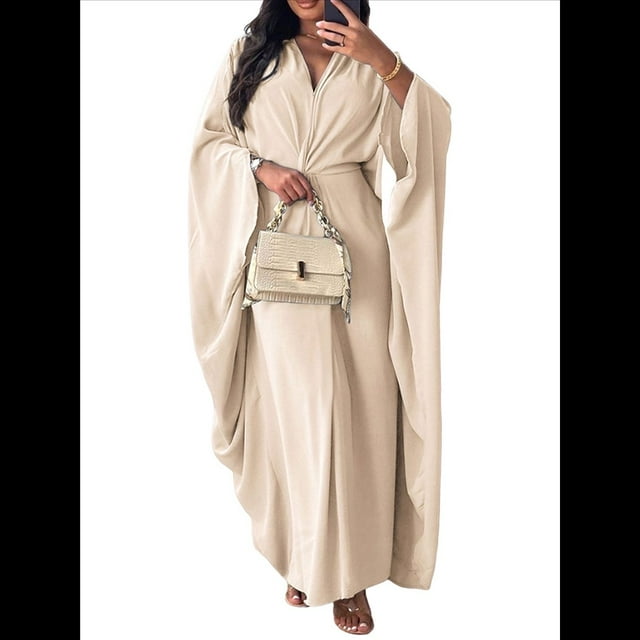 de Mujer, para Novia, Dama de , Larga para Fiesta Nupcial, Boda. Albaricoque M