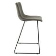 thumbnail image 2 of OSP Home Furnishings™ Nash 26" Counter Stool in Charcoal Faux Leather 2/CTN, 2 of 5