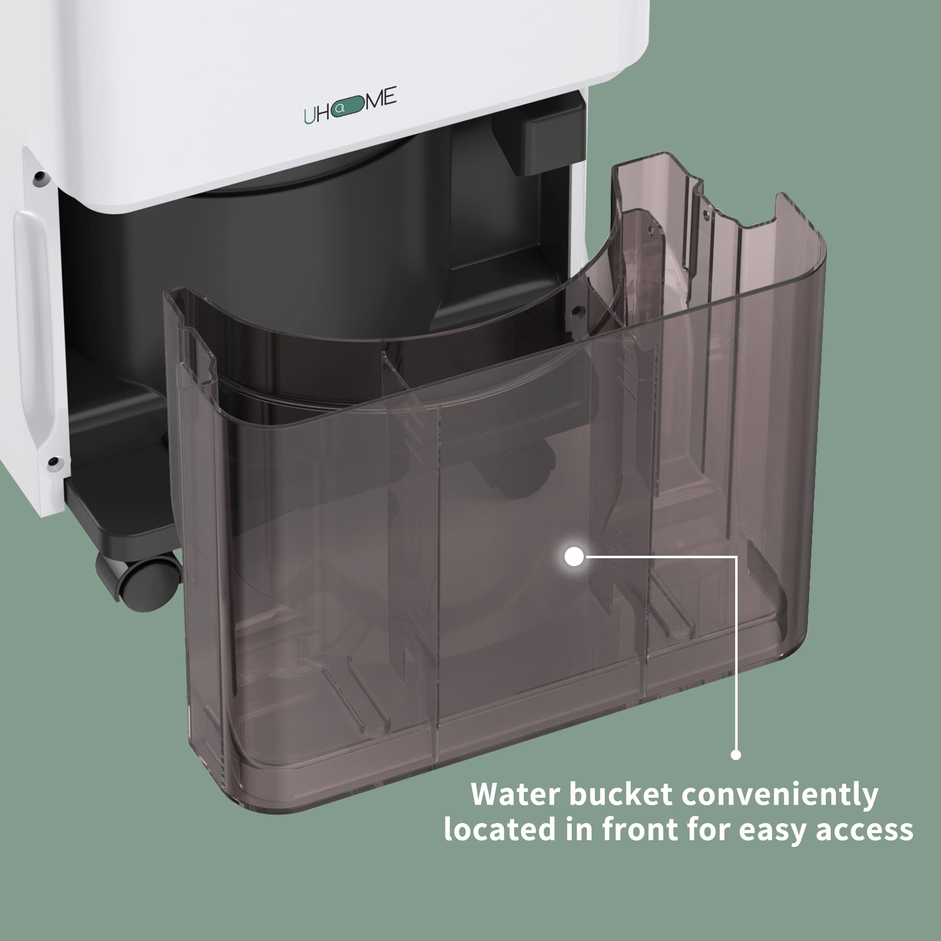Uhome 30 Pint Dehumidifier - for Basement with Activated Carbon Filter, Humidity Sensor, Auto Shut Off, Continuous Drainage Hose