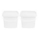 thumbnail image 1 of 2 cubos cuadrados de plástico con tapa, cubos reutilizables de plástico de 5 l, cubos pequeños de plástico para almacenamiento, accesorios de cocina para alimentos y líquidos, 1 of 7
