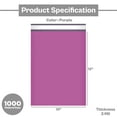 thumbnail image 3 of PSBM Purple Poly Mailers 10" x 13" Water Proof with Peel & Seal Adhesive Strip for Apparel Shipping 1000 Pcs 2 Mil, 3 of 7