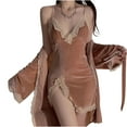thumbnail image 1 of Mefallenssiah Jupe Pyjama Femme Confortable et Polyvalente en Pyjama avec Ceinture, 1 of 7