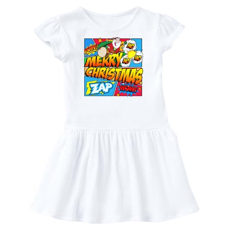 

Inktastic Christmas Comic Book Gift Toddler Girl Dress