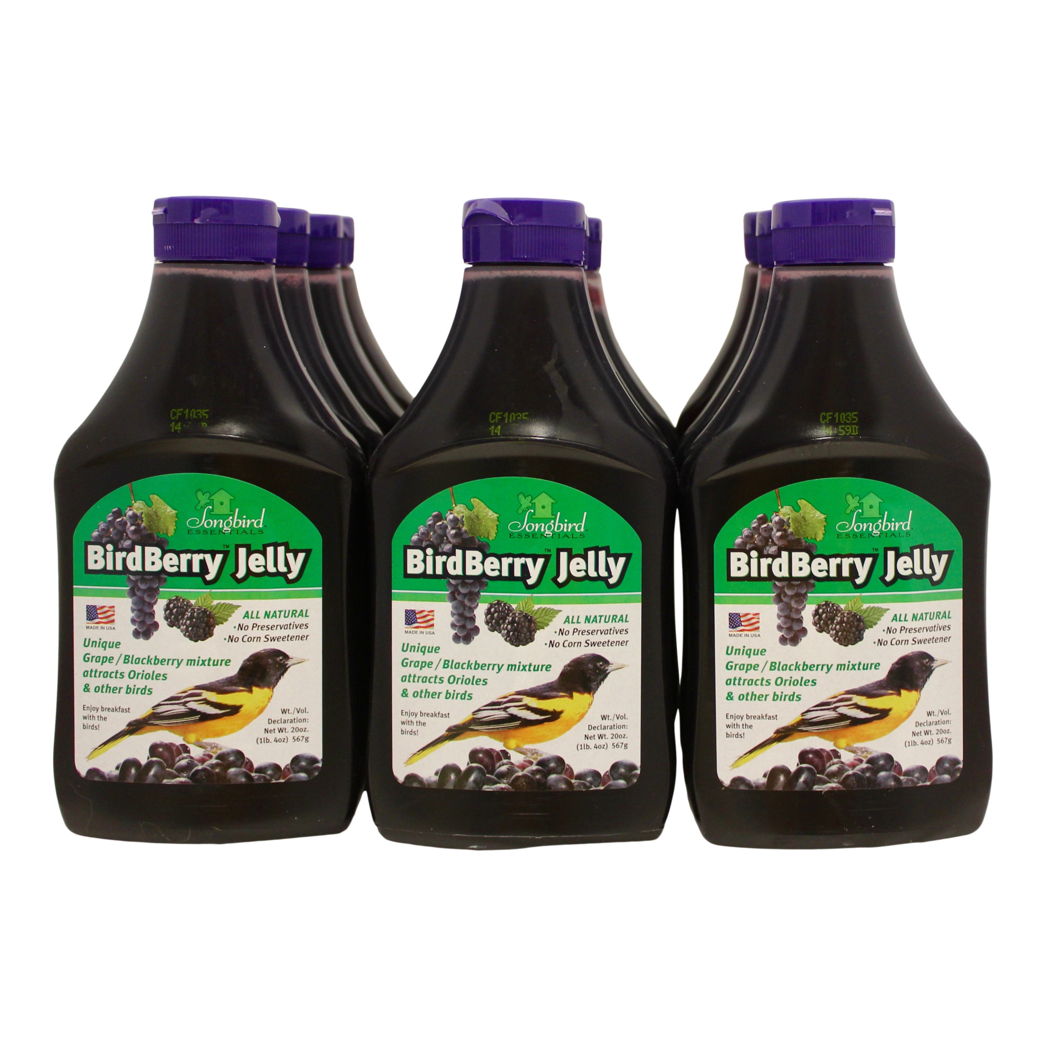 Songbird Essentials Oriole Bird Jelly for Bird Feeders, Birdberry Jelly