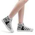 thumbnail image 6 of Coolcustomize Men's Halloween Cartoon Cat Print High Top Sneakers - Stylish Walking Trainers with "BOOP" Design, Unisex Casual Couple Style for Concerts & Streetwear, Fashion Halloween Boots, 6 of 10