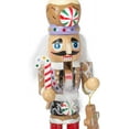 Wooden Gingerbread Nutcracker Ornament