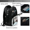 thumbnail image 4 of Pofeuu Adorable Puppy Portrait Print Storage Laptop Backpack with USB Charging Port[Water Resistant] College Computer Bookbag Fits, 4 of 7
