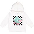 thumbnail image 2 of Inktastic Retro Skating Roller Skates Checkered Toddler Hoodie, 2 of 4