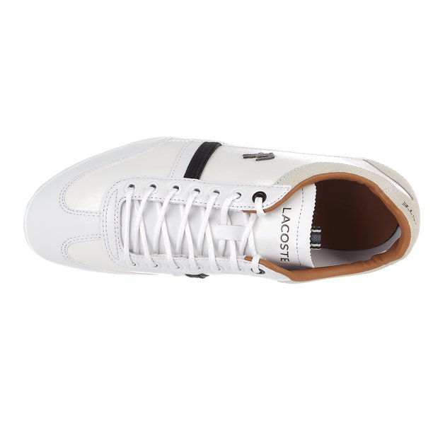 Lacoste 118 1 U Sneaker - White/Black - 8 - Walmart.com