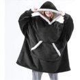 thumbnail image 1 of Blanket Sweatshirt Oversized Hoodie Wearable Blanket Soft Warm Comfortable Giant Front Pocket S, 1 of 1