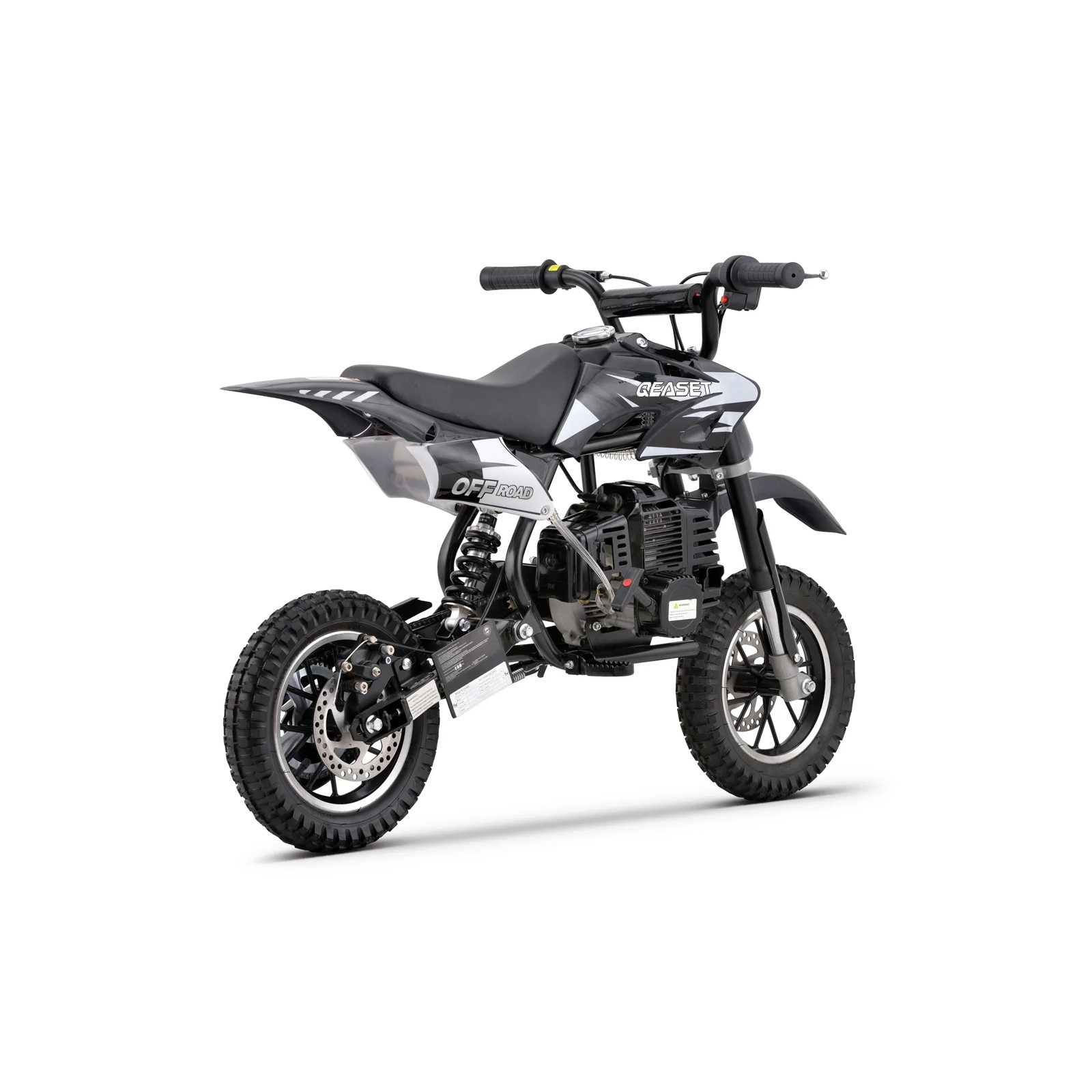 QEASET 39CC Dirt Bike, Gas Powered Mini Bike, Black