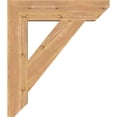 thumbnail image 3 of Ekena Millwork 5 1/2"W x 28"D x 32"H Traditional Slat Smooth Bracket, Western Red Cedar, 3 of 4