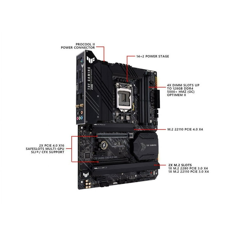 ASUS TUF GAMING Z590-PLUS WIFI - Motherboard - ATX - LGA1200