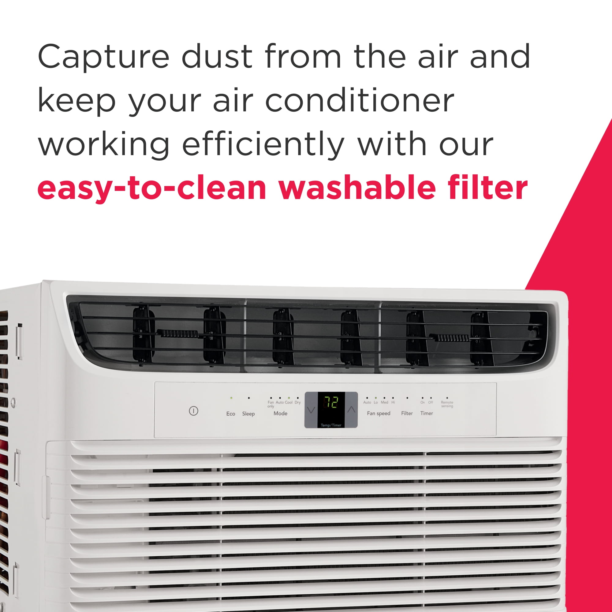 Frigidaire 6,000 BTU Window Room Air Conditioner up to 250 Sq Ft, White
