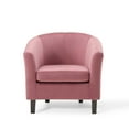 thumbnail image 6 of Modway Prospect Performance Velvet Armchair in Dusty Rose, 6 of 9