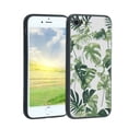 thumbnail image 1 of Compatible with iPhone SE 2020 Phone Case, Tropical-Leaves-11 Case Men Women, Flexible Silicone Shockproof Case for iPhone SE 2020, 1 of 1