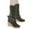 Green, variant on Wedge Mid Calf Snow Boots for Women Fashion Furry Lined Winter High Heels Casual Tall Boots