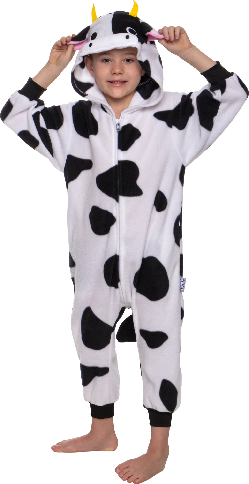 Unisex Kids Cow Costume Size Small 4-6