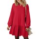 thumbnail image 1 of UVN Vestidos de Otoño para Mujer, Vestido de Sudadera Casual de Gran Tamaño con Cuello Redondo y Manga Larga de Invierno, 1 of 8
