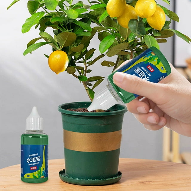 HWRETIE - Adornos decorativos para jardín,líquido nutritivo para plantas,fertilizante multifuncional para el crecimiento del jardín,cuidado de plantas en el hogar y exteriores
