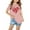 Pink, variant on Lisbinx Clothes for Girls 10-12 Loose Fit Love Print Tops Crew Neck Short Sleeve Blouse Tops for Children Weekly