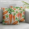 thumbnail image 3 of FUMJ  Easter Pillow Covers Easter Decorations Watercolor Carrots Throw Pillows Spring Farmhouse Decor Cushion Case for Sofa Couch, 3 of 5