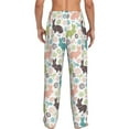 thumbnail image 6 of Cauagu Easter Rabbit Mens Pajama Pants Sleep & Lounge Pants,PJ Bottoms with Pockets-X-Large, 6 of 7