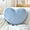Dusty Blue, variant on Beige Heart Pillows, Cute Heart Decorative Pillow, Heart Shaped Throw Pillows for Bed, Faux Rabbit Fur Plush Hoom Decor Pillow Cushion for Chair Sofa Living Room (Mini 12.9" x 9.8")