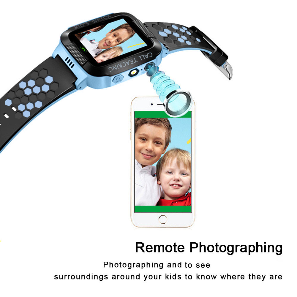 Topchances Kids Smart Watches with Tracker Phone Call for Boys/Girls, Digital Wrist Watch, Sport Smart Watch, Touch Screen Cellphone Camera Anti-Lost SOS Learning Toy for Kids Gift