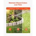 thumbnail image 6 of KFFKFF Imitation Stone Landscape Border, 46.8 x 3.9 inches Authentic Lawn Border, Adaptable Brick-Like Garden Border with Grounding Pegs, Durable Driveway and Walkway Edging in Brown, 6 of 8